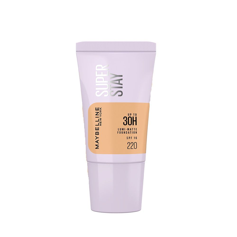 Maybelline New York Super Stay Lumi-Matte Foundation-30Hr Wear-Lightweight-Normal-Dry Skin - 220, 18g Buy at Indicrest Image 12