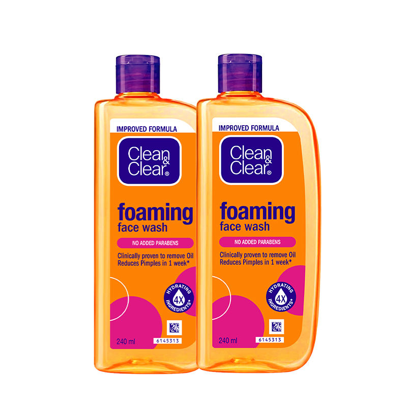 Clean & Clear Foaming Face Wash (Pack of 2), 2 pieces Buy at Indicrest Image 7