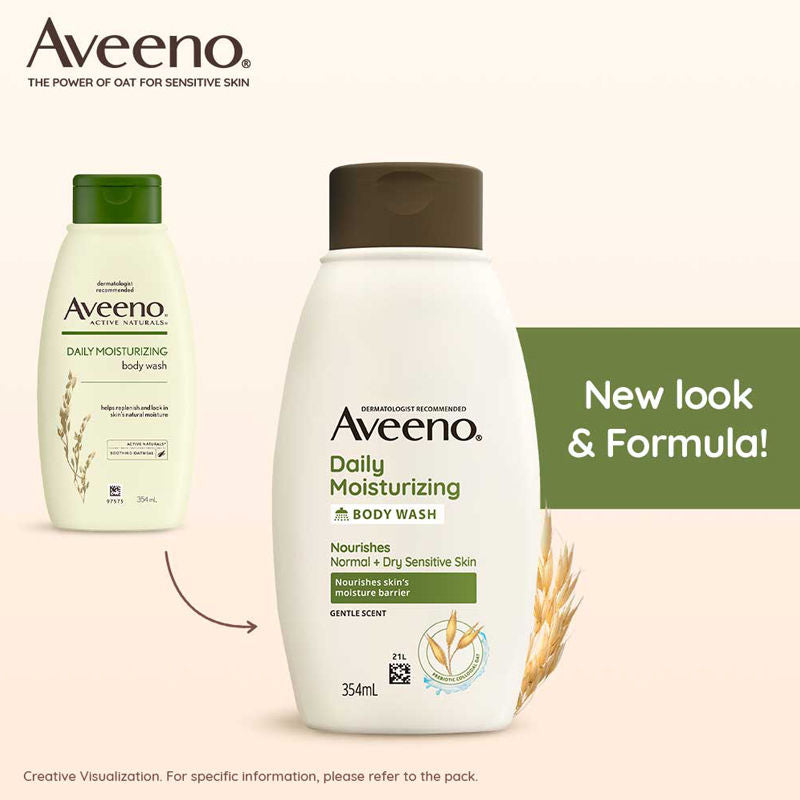 Aveeno Daily Moisturizing Combo, Lotion 227g + Body Wash 354ml