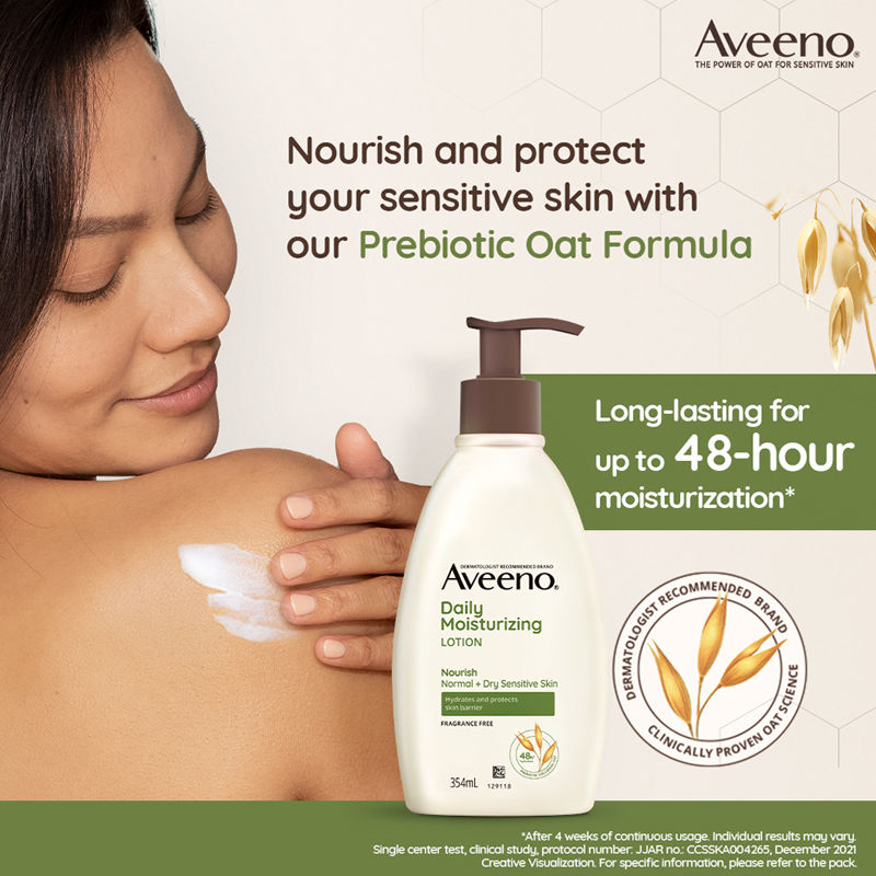 Aveeno Daily Moisturizing Combo, Lotion 227g + Body Wash 354ml
