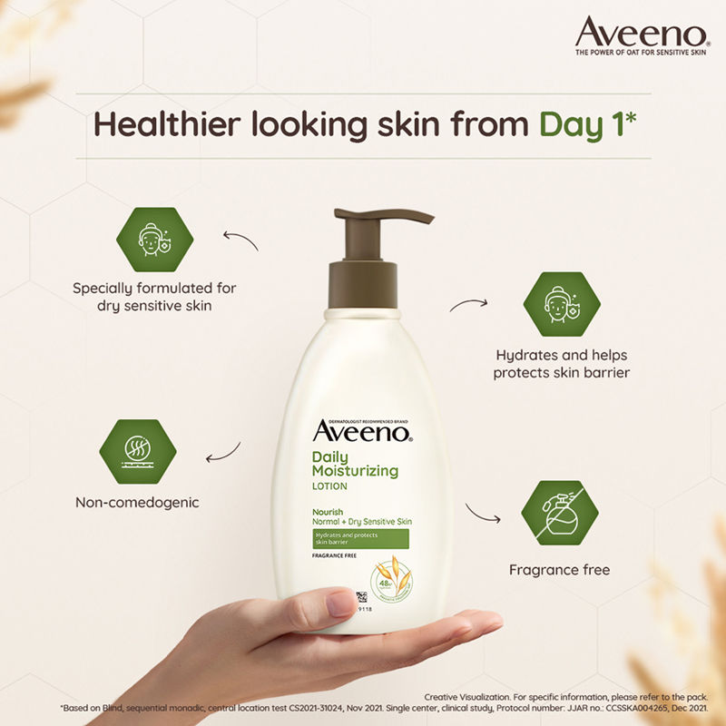 Aveeno Daily Moisturizing Combo, Lotion 227g + Body Wash 354ml