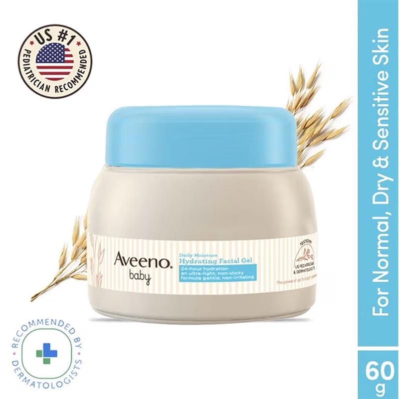 Aveeno Baby Daily Moisture Hydrating Facial Gel, Cream, 60g