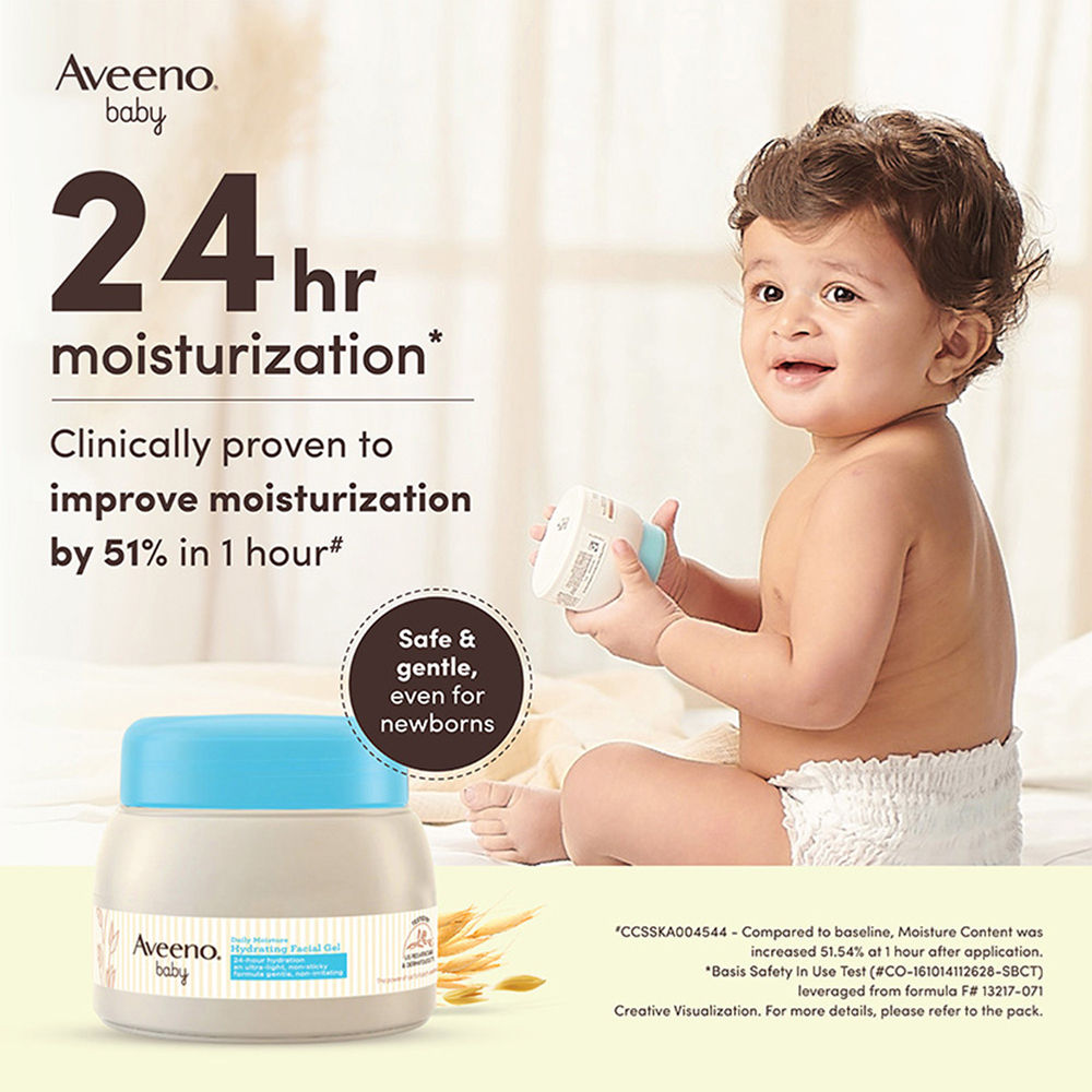 Aveeno Baby Daily Moisture Hydrating Facial Gel, Cream, 60g
