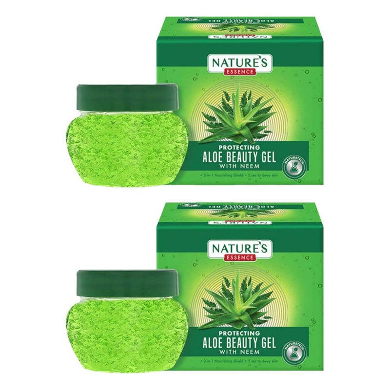 Nature's Essence Aloe Beauty Gel With Neem (Pack of 2), 200g Buy at Indicrest