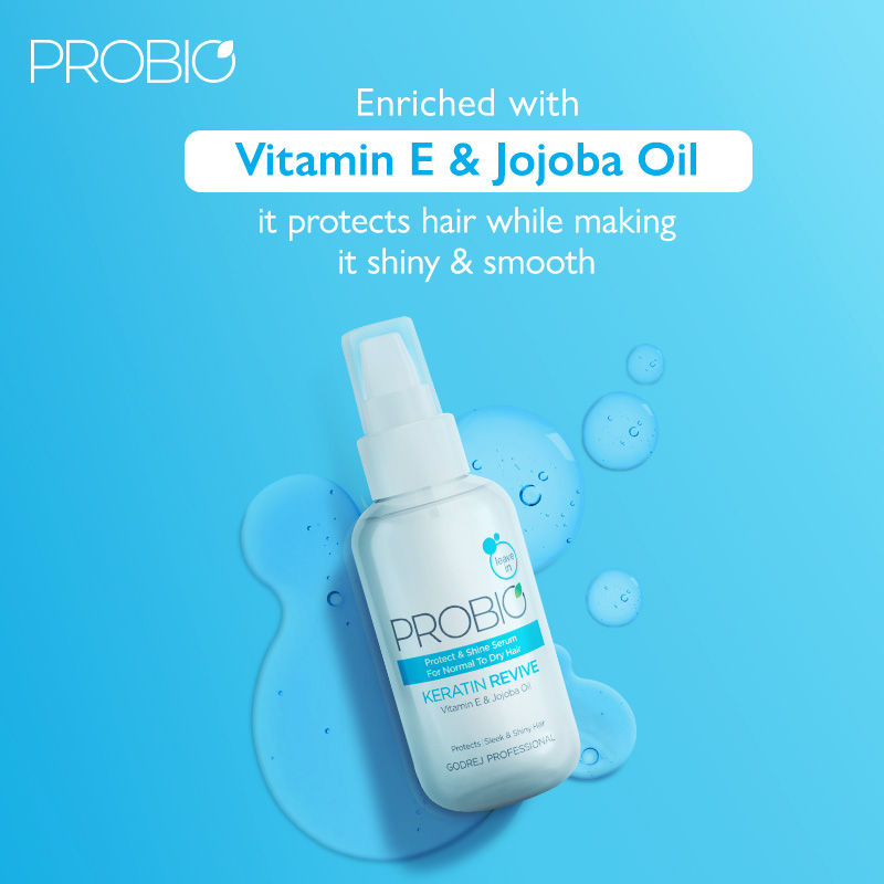 Godrej Professional Probio Keratin Revive Shine Hair Serum, 110ml