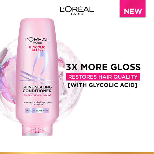 L'Oreal Paris Glycolic Gloss Shine Sealing Conditioner, 175ml Buy at Indicrest