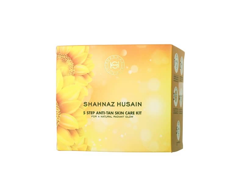 Shahnaz Husain 5 Step Anti-Tan Skin Care Kit 50g - Buy from Indicrest