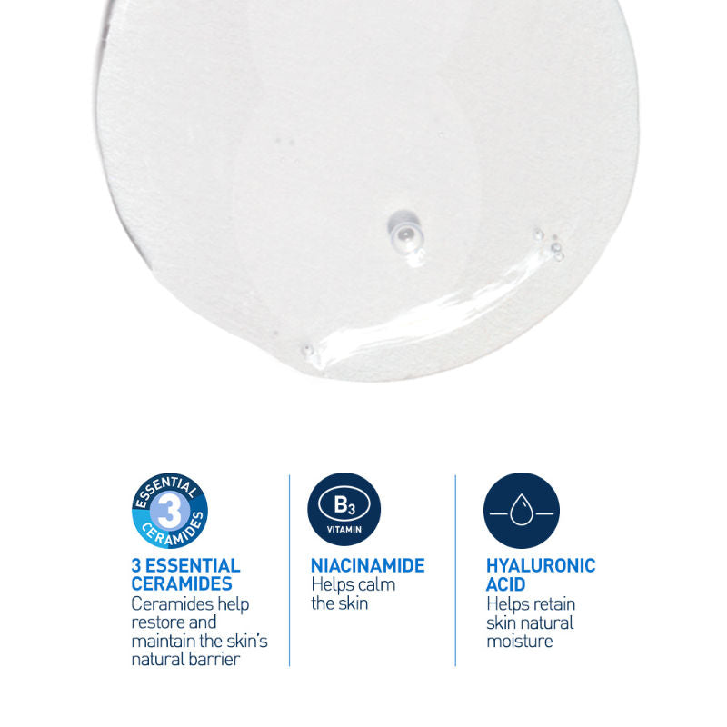 CeraVe Foaming Cleanser Face Wash For Oily Skin with Hyaluronic Acid, Ceramides & Niacinamide, 88ml Buy at Indicrest Image 3