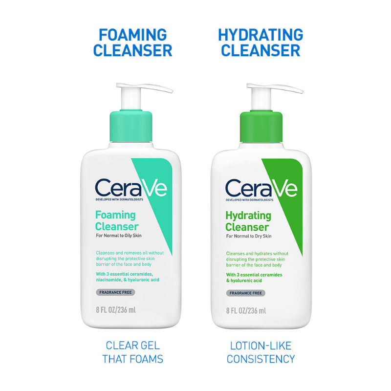 CeraVe Foaming Cleanser Face Wash For Oily Skin with Hyaluronic Acid, Ceramides & Niacinamide, 236ml Buy at Indicrest Image 10