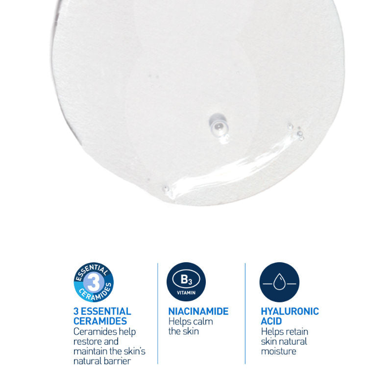 CeraVe Foaming Cleanser Face Wash For Oily Skin with Hyaluronic Acid, Ceramides & Niacinamide, 236ml Buy at Indicrest Image 3
