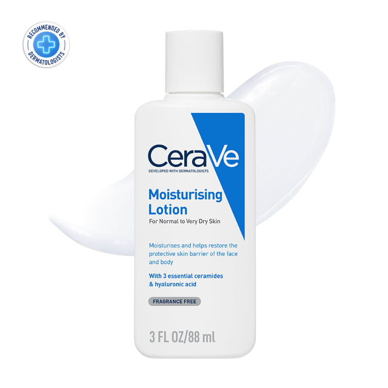 CeraVe Moisturizing Lotion For Dry To Very Dry Skin With Ceramides & Hyaluronic Acid, 88ml Buy at Indicrest Image 11