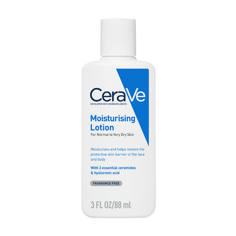 CeraVe Moisturizing Lotion For Dry To Very Dry Skin With Ceramides & Hyaluronic Acid, 88ml Buy at Indicrest Image 12