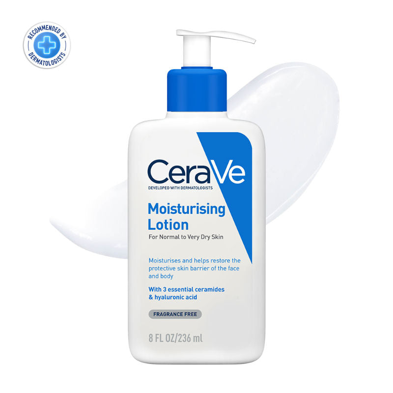 CeraVe Moisturizing Lotion For Dry To Very Dry Skin With Ceramides & Hyaluronic Acid, 236ml Buy at Indicrest Image 11