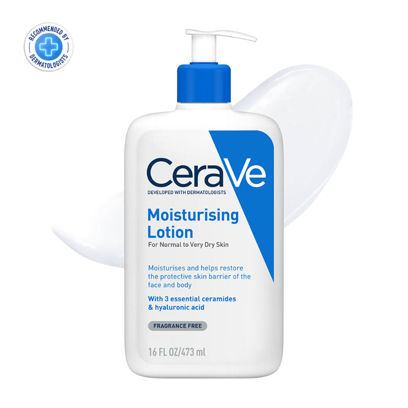 CeraVe Moisturizing Body Lotion For Dry To Very Dry Skin With Ceramides, Dermatologist Recommended, 473ml Buy at Indicrest Image 11