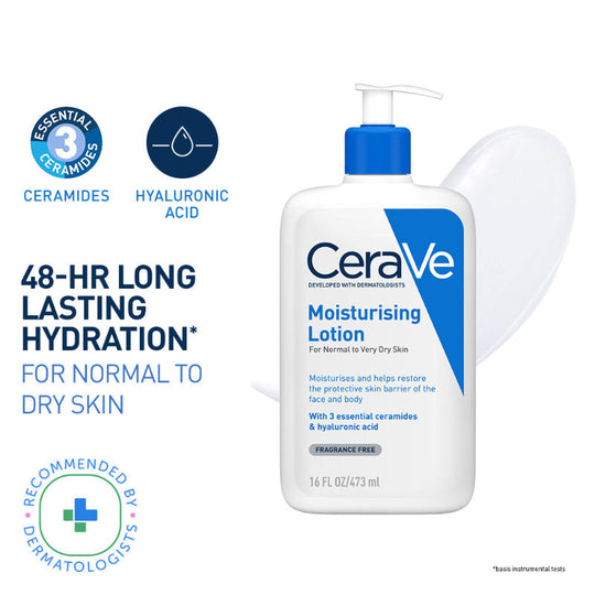 CeraVe Moisturizing Body Lotion For Dry To Very Dry Skin With Ceramides, Dermatologist Recommended, 473ml Buy at Indicrest