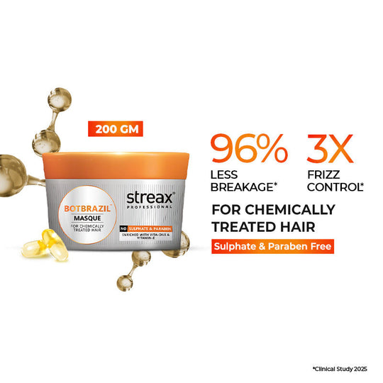 Streax Professional Botbrazil Nourishing Hair Masque, 200g Buy at Indicrest