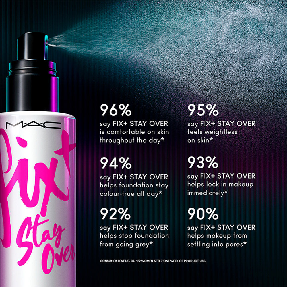 M.A.C Fix+ Stay Over Alcohol-Free 24HR Setting Spray, 30ml Buy at Indicrest Image 4
