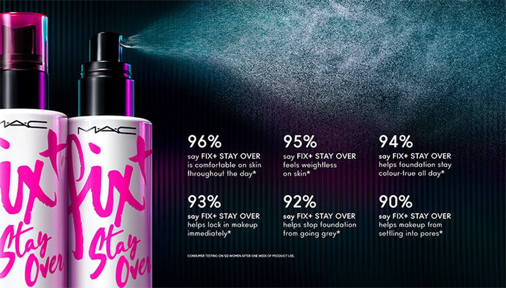 M.A.C Fix+ Stay Over Alcohol-Free 24HR Setting Spray, 30ml Buy at Indicrest Image 5