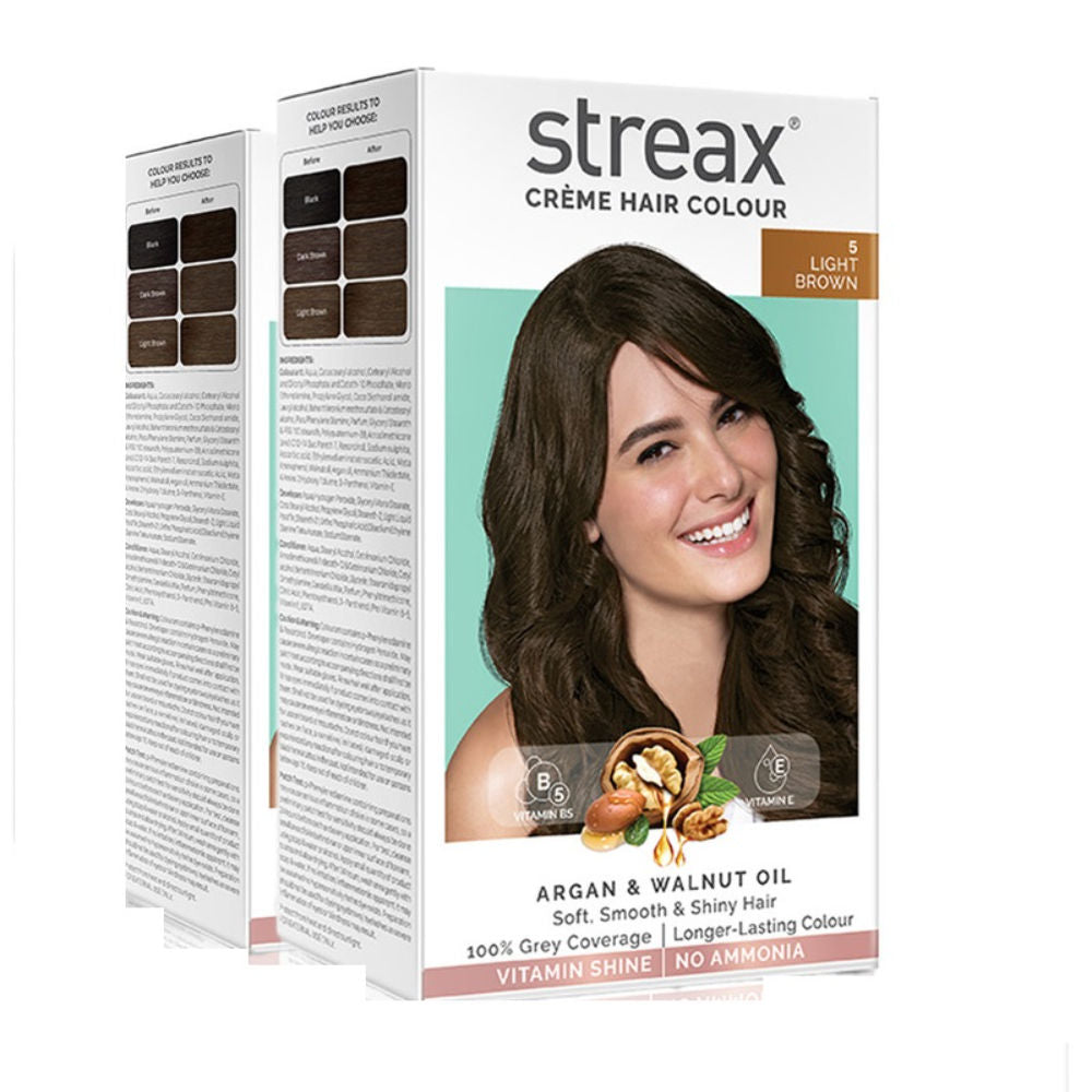 Streax Hair Colour - Light Brown 5 (Pack of 2), 2 pieces Buy at Indicrest Image 10