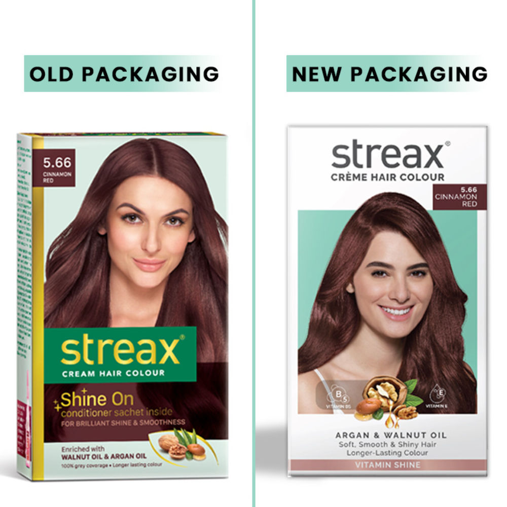 Streax Hair Colour - Cinnamon Red 5.66 (Pack of 2), 2 pieces Buy at Indicrest Image 2