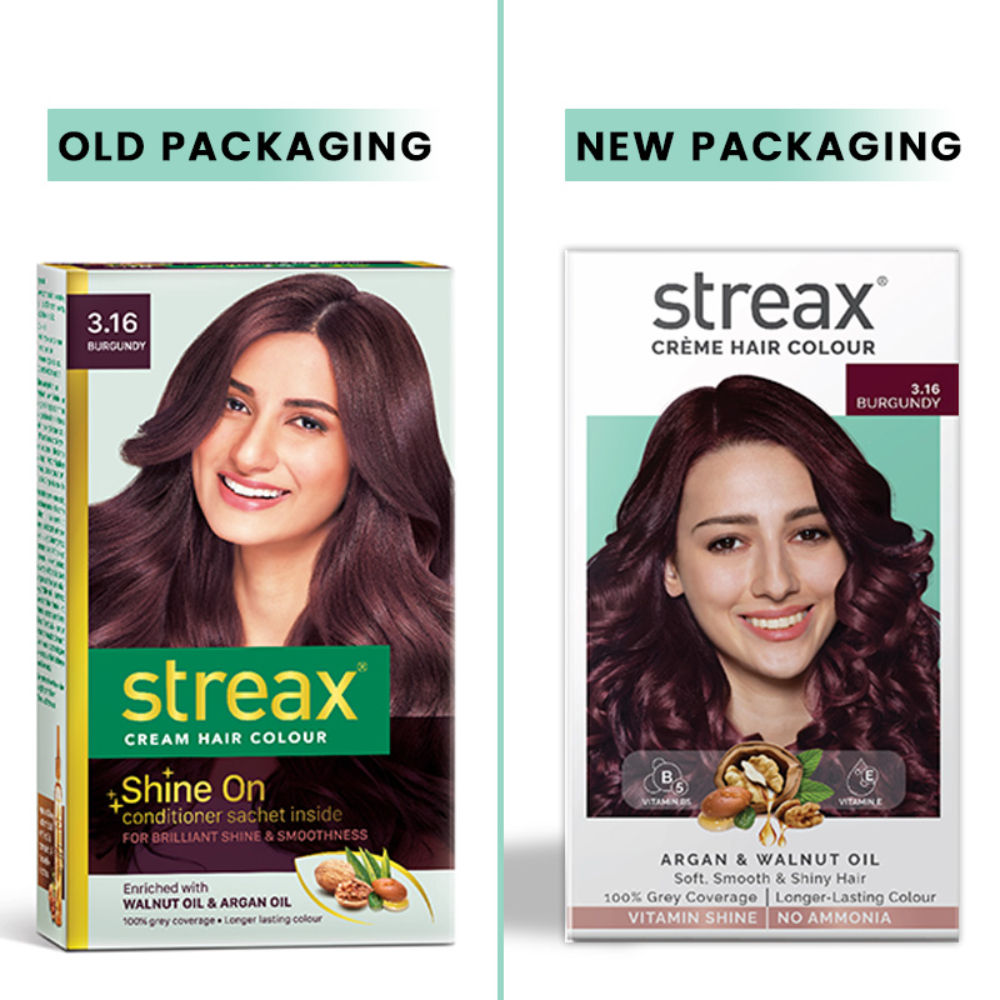 Streax Hair Colour - Burgandy 3.16 (Pack of 2), 2 pieces Buy at Indicrest Image 2
