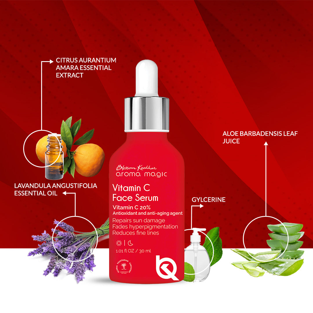 Aroma Magic Vitamin C Face Serum Antioxidant and Anti-Ageing, 30ml - Image 4 - Buy from Indicrest