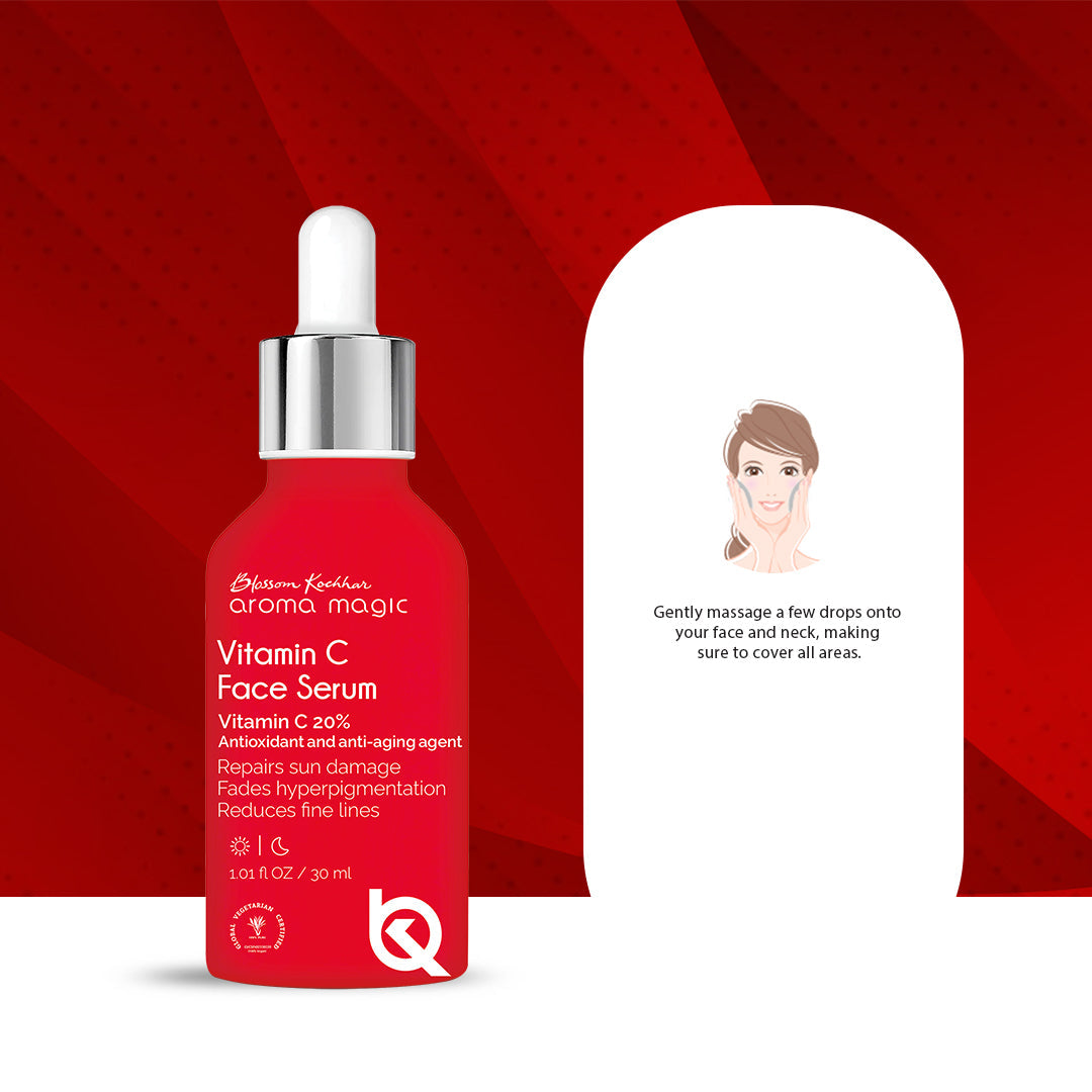 Aroma Magic Vitamin C Face Serum Antioxidant and Anti-Ageing, 30ml - Image 6 - Buy from Indicrest