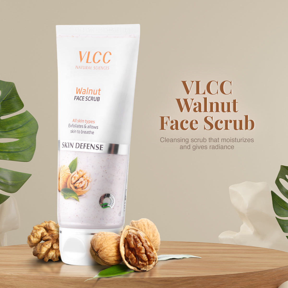 VLCC Walnut Face Scrub - 80 g - Image 2 - Buy from Indicrest