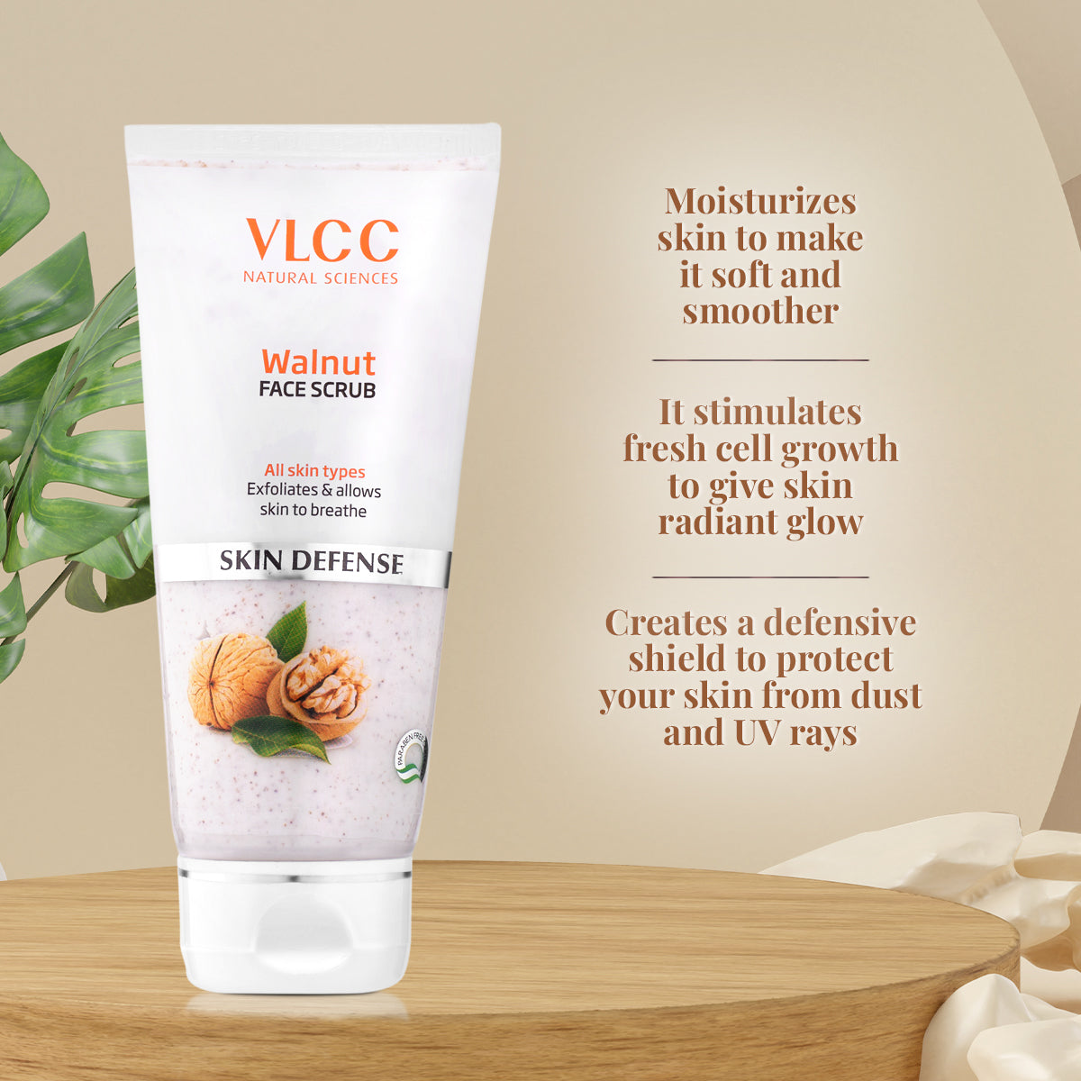 VLCC Walnut Face Scrub - 80 g - Image 5 - Buy from Indicrest