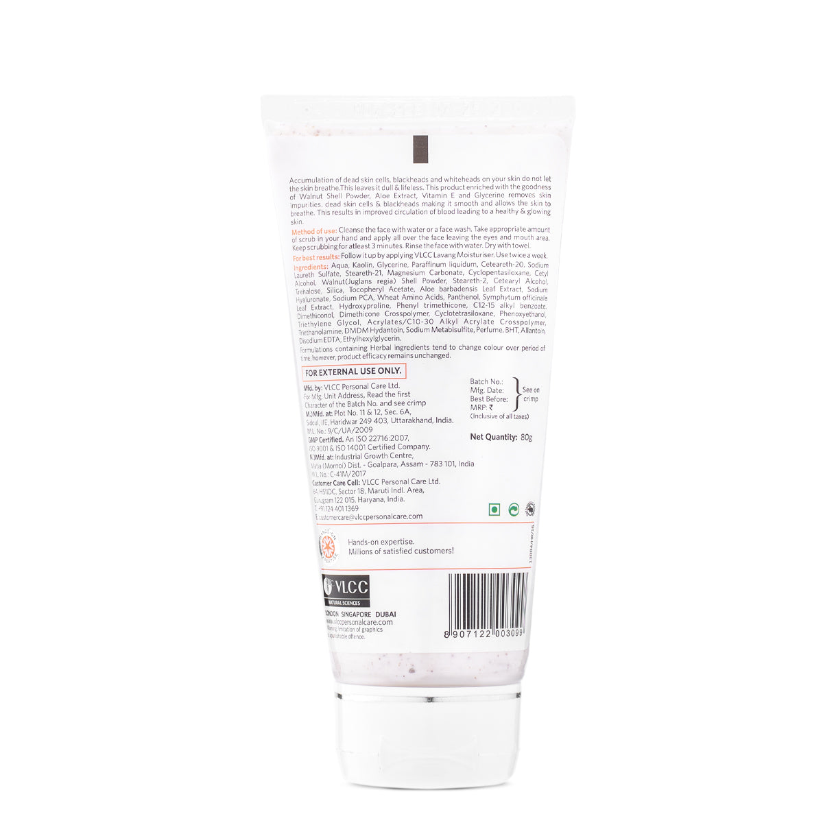 VLCC Walnut Face Scrub - 80 g - Image 6 - Buy from Indicrest
