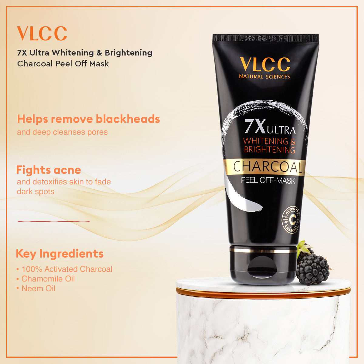 VLCC Honey Moisturiser and 7X Ultra Whitening and Brightening Charcoal Peel Off Mask Combo - Image 3 - Buy from Indicrest