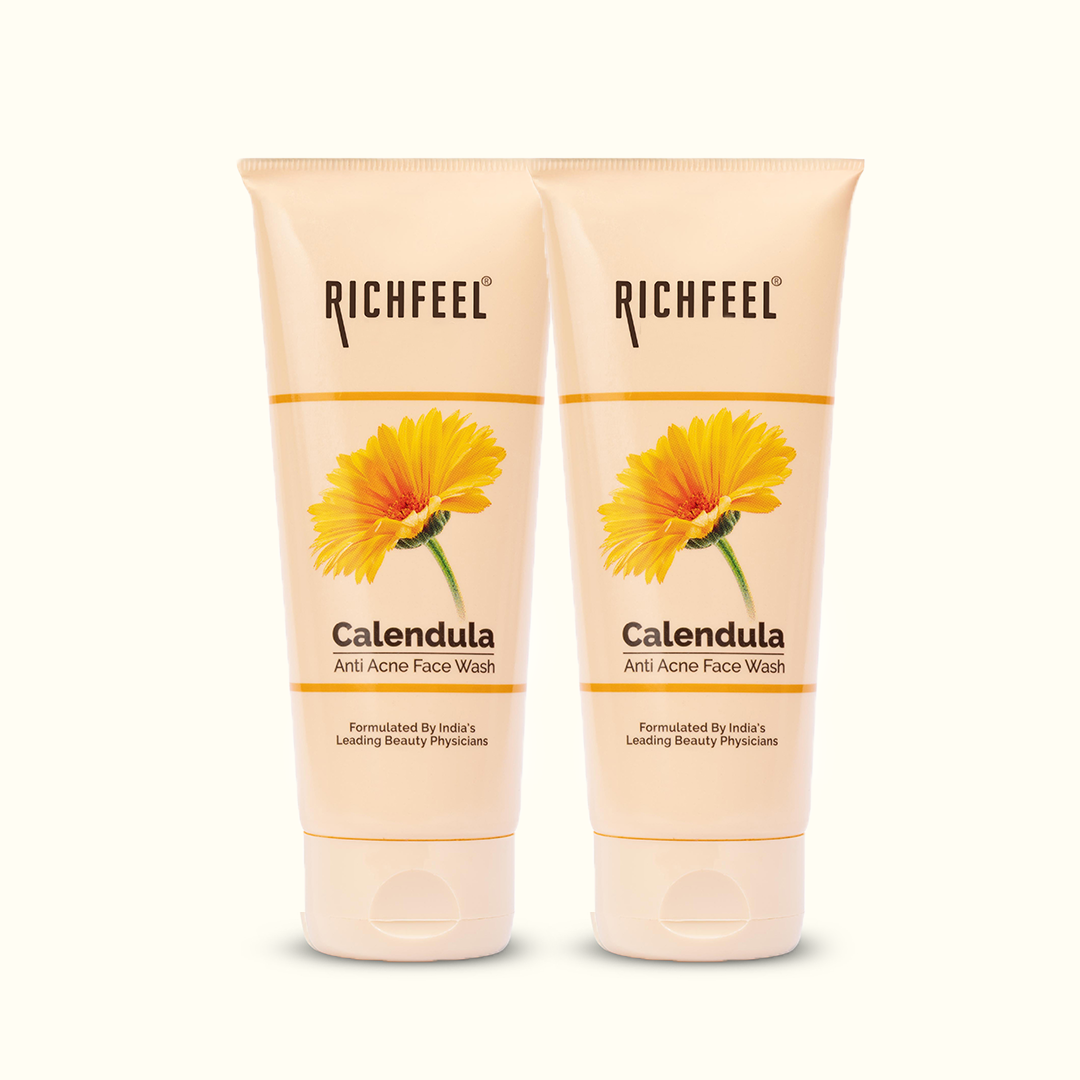 Richfeell Calendula Anti Acne Face Wash 100 g (Pack of 2) - Buy from Indicrest