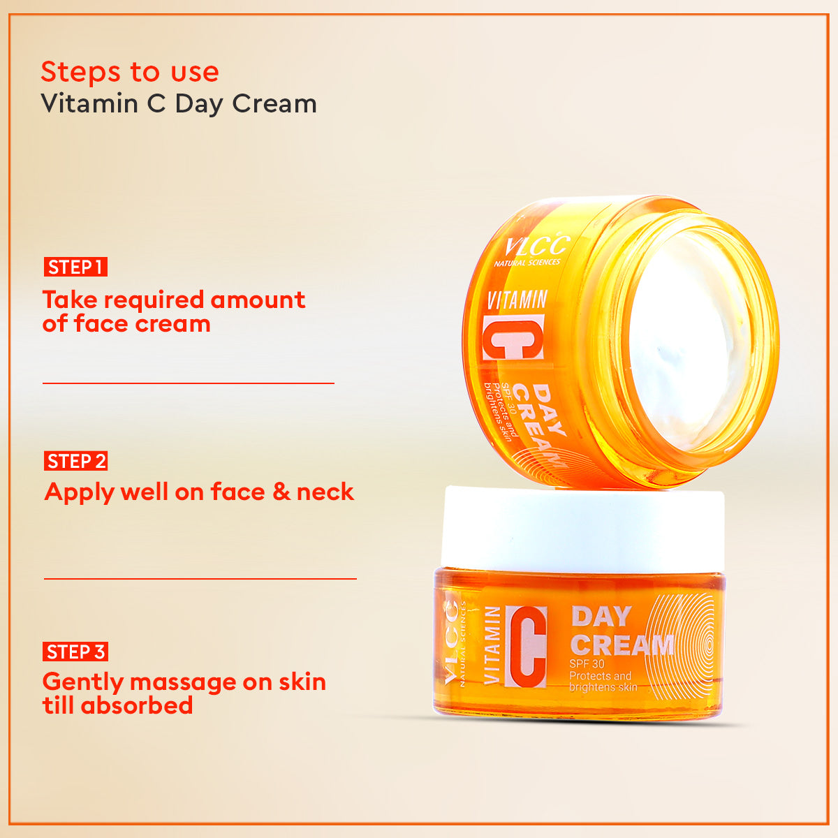 VLCC Vitamin C Day Cream SPF 30 and Bright Glow Serum Facewash with Vitamin C Serum and Mulberry Combo - Image 4 - Buy from Indicrest