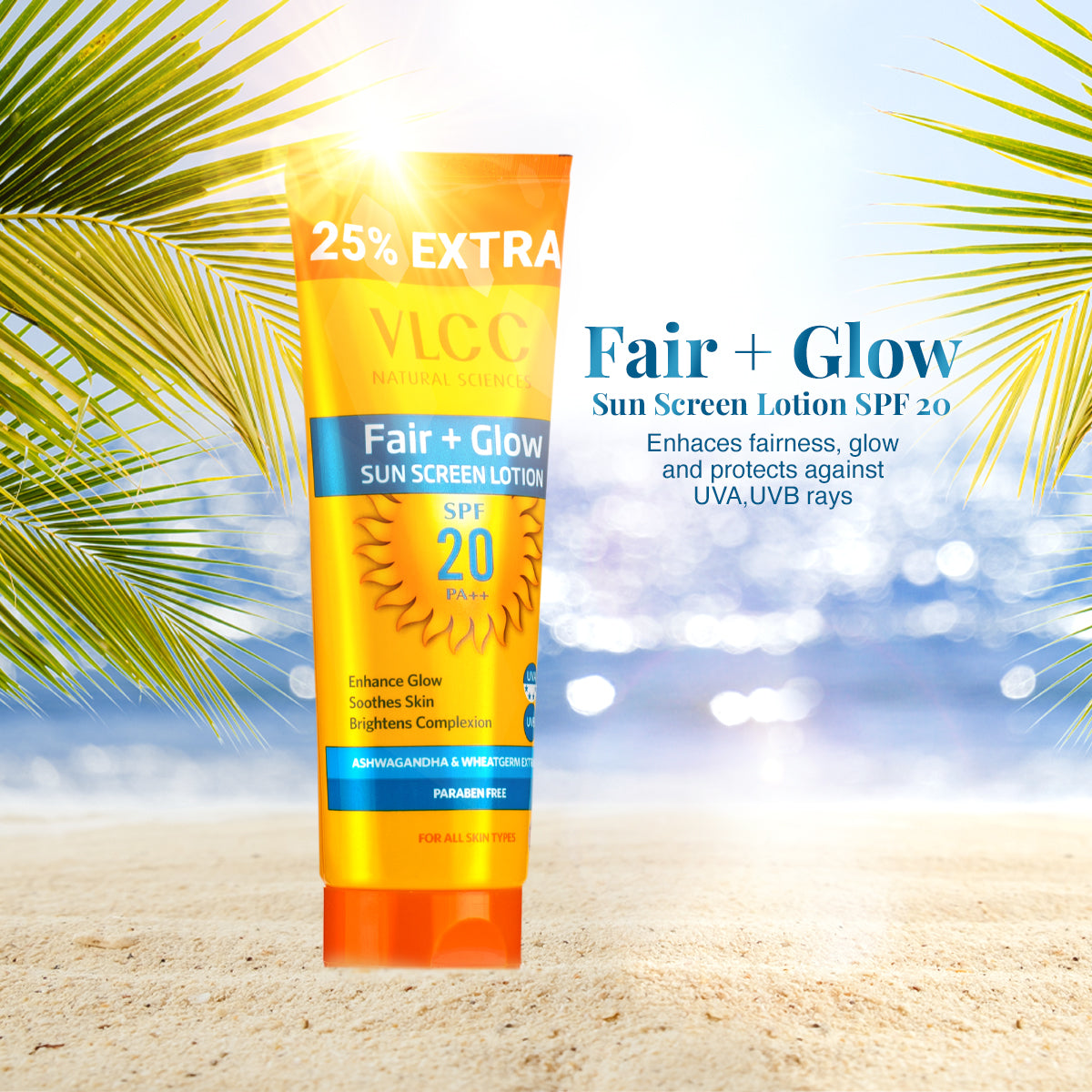 VLCC Matte Look Sunscreen SPF 30 PA+++ and Fair+Glow Sunscreen Lotion SPF20 PA ++ - Image 6 - Buy from Indicrest