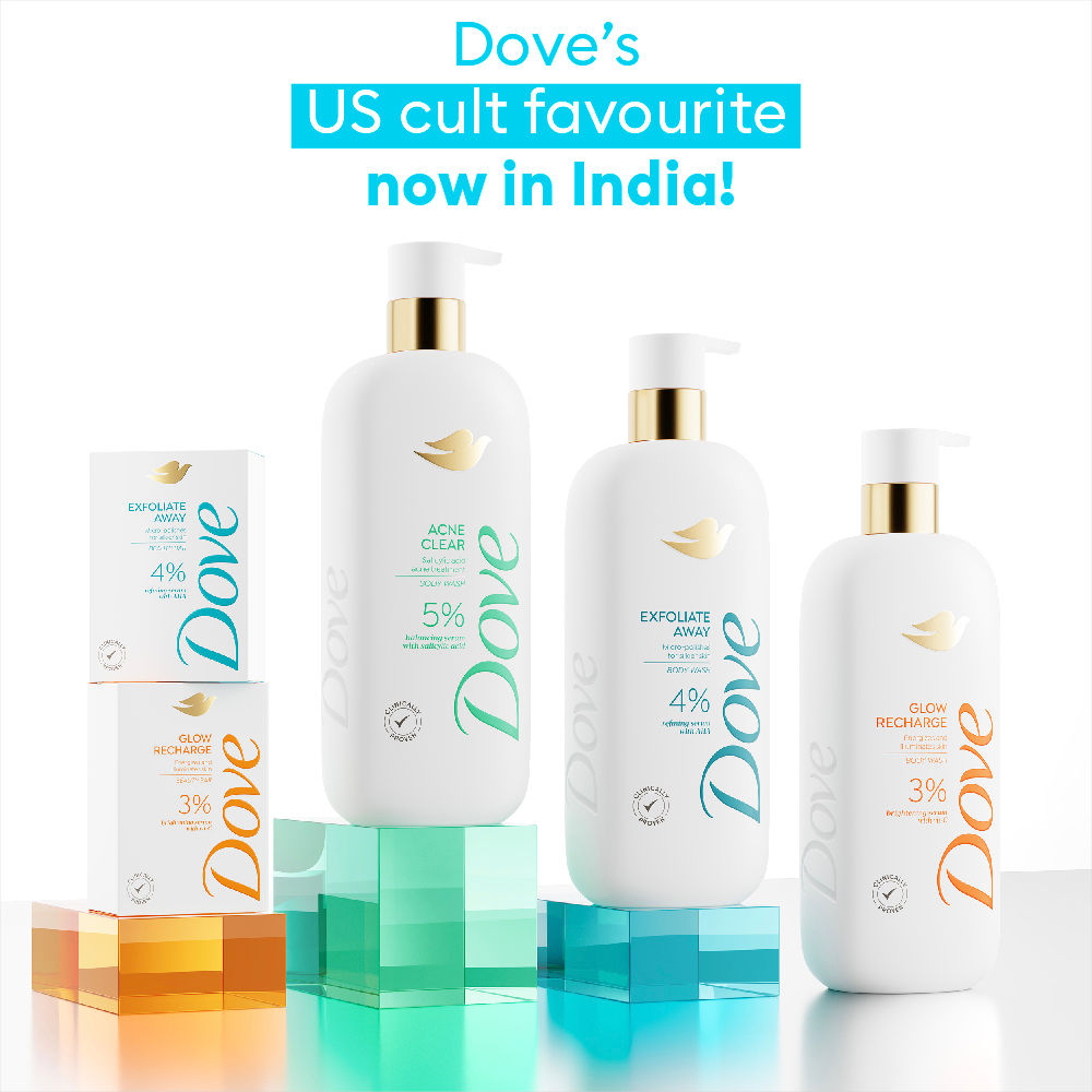 Dove Exfoliate Away Serum Beauty Bar with 4% Refining Serum + AHA (125g x 3), 375g Buy at Indicrest Image 9