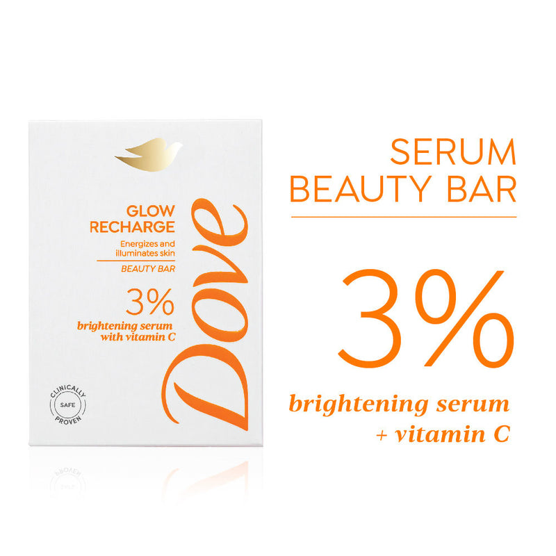 Dove Diva Glow Recharge 3% Brightening Serum With Vitamin C Bath Soap, 125g Buy at Indicrest