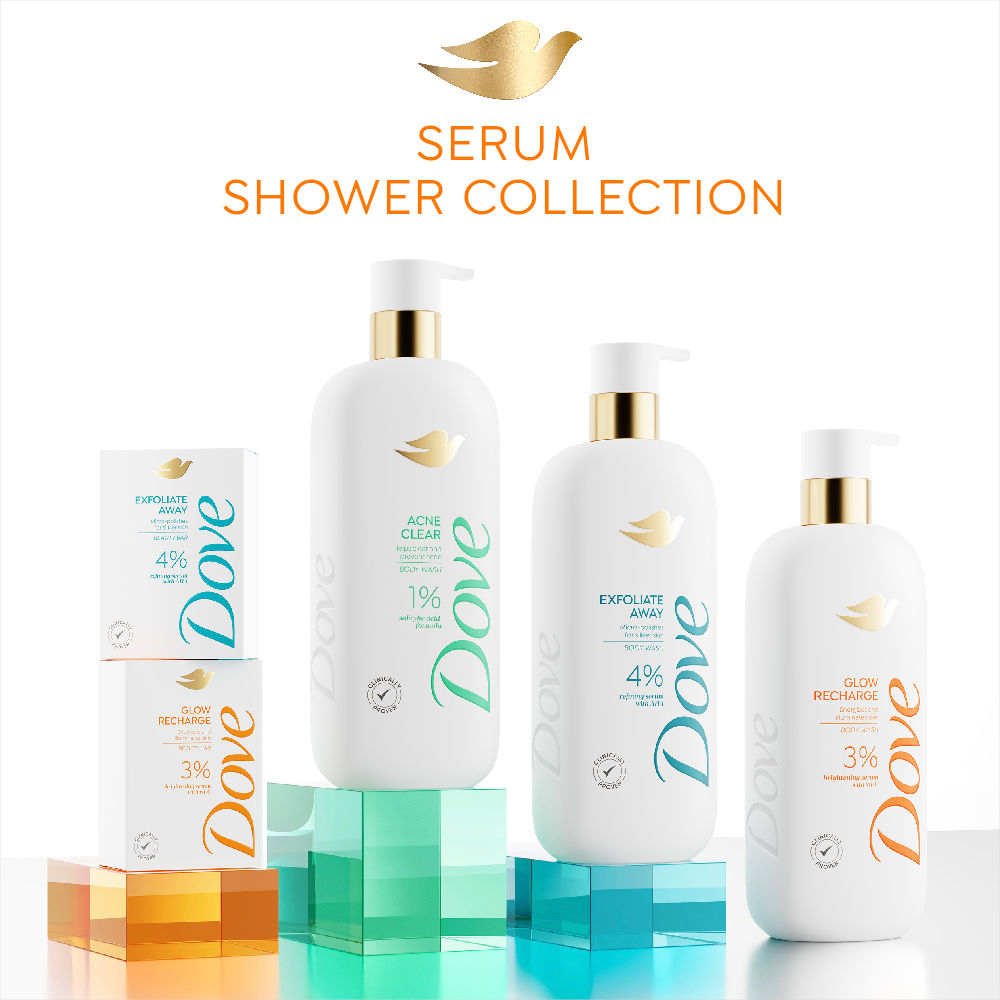 Dove Diva Glow Recharge 3% Brightening Serum With Vitamin C Bath Soap, 125g Buy at Indicrest Image 9