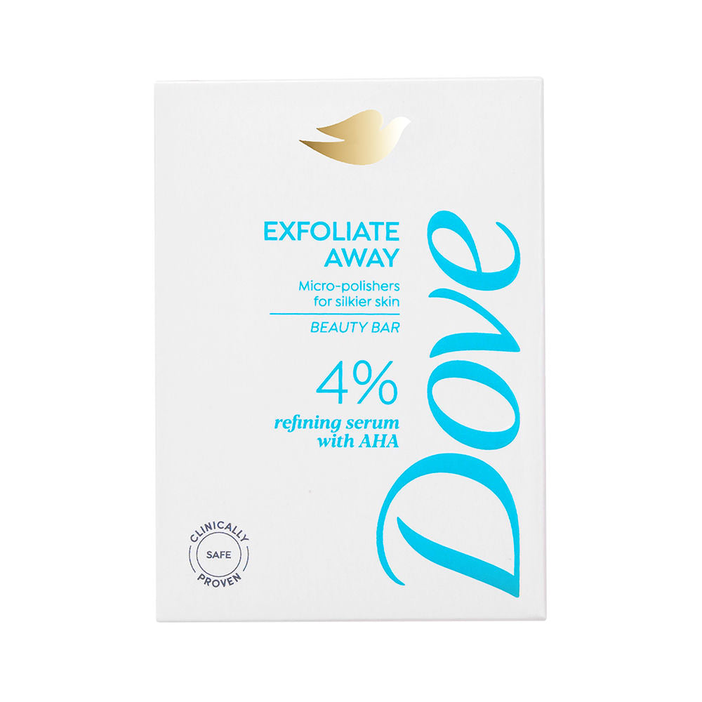 Dove Exfoliate Away Serum Beauty Bar with 4% Refining Serum + AHA, 125g Buy at Indicrest Image 2