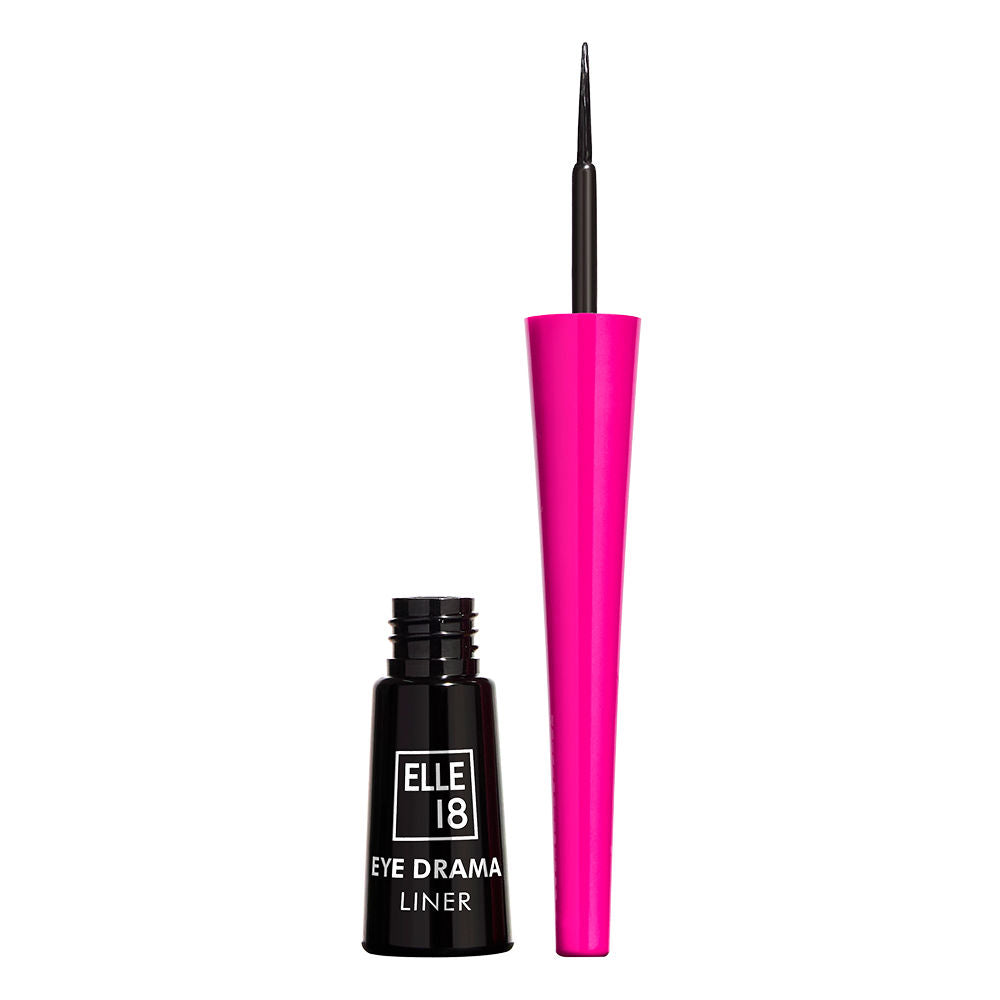 Elle 18 Eye Drama Liner, Matte Finish, Long Lasting, Water Resistant - Black, 3.5ml Buy at Indicrest Image 2