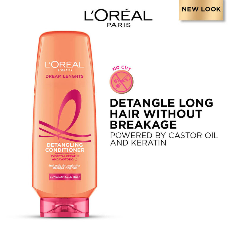 L'Oreal Paris Dream Lengths Detangling Conditioner For Long Damaged Hair, 175ml Buy at Indicrest
