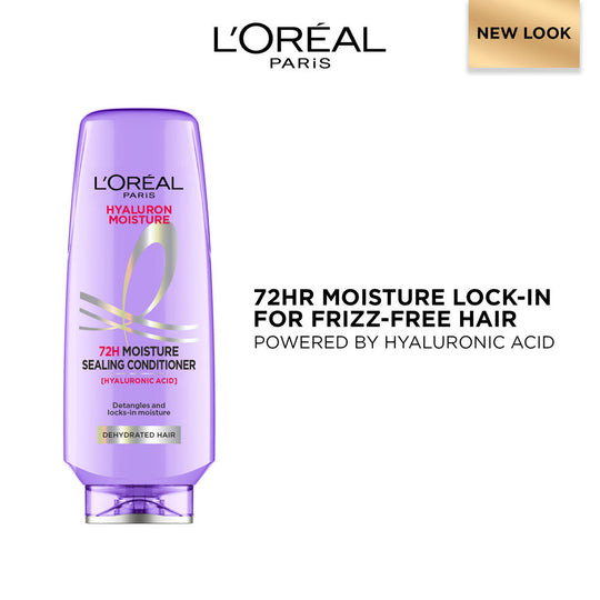 L'Oreal Paris Hyaluron Moisture Anti-Frizz Conditioner With Hyaluronic Acid For 72Hr Dehydrated Hair, 175ml Buy at Indicrest