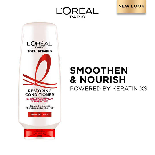 L'Oreal Paris Total Repair 5 Restoring Conditioner With Keratin XS For Damaged Hair, 340ml Buy at Indicrest