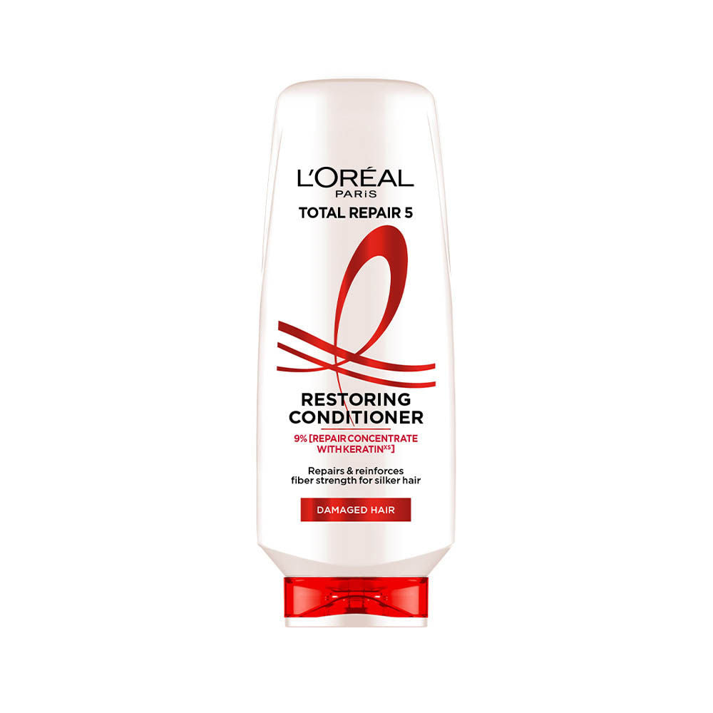 L'Oreal Paris Total Repair 5 Restoring Conditioner With Keratin XS For Damaged Hair, 340ml Buy at Indicrest Image 11
