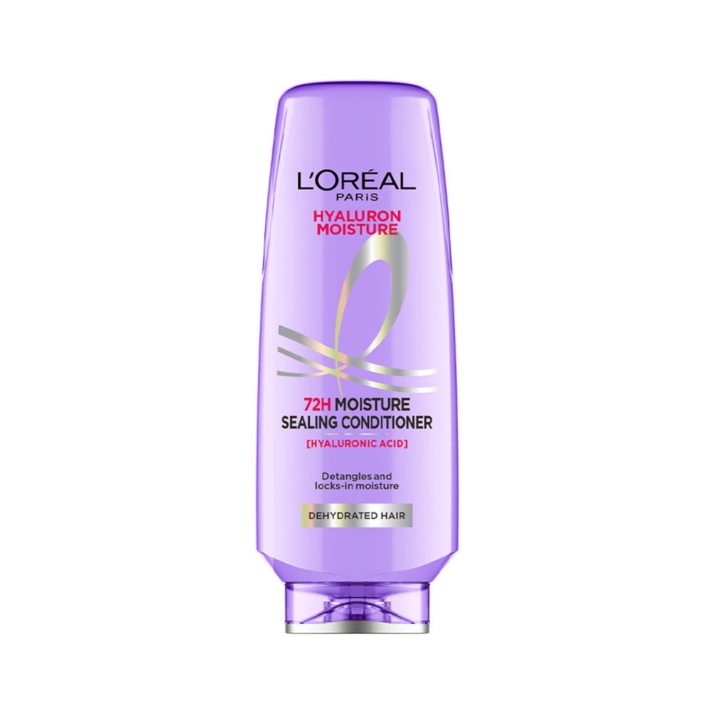 L'Oreal Paris Hyaluron Moisture Anti-frizz Conditioner With Hyaluronic Acid for 72 HR Hydrated Hair, 340ml Buy at Indicrest Image 12