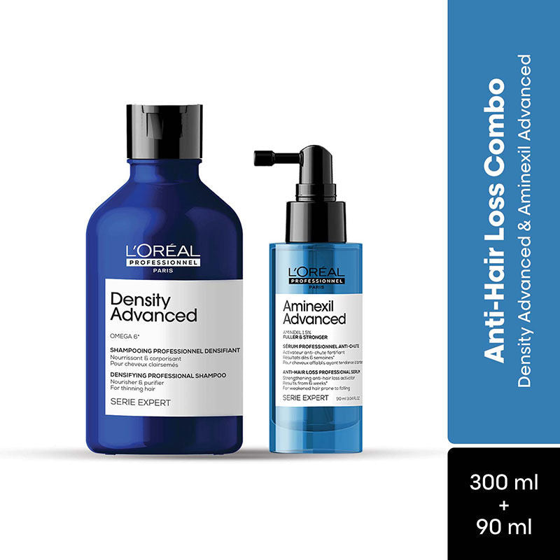 L'Oreal Professionnel Anti-Hair Loss Regime With Density Advanced Shampoo & Aminexil Advanced Combo7979