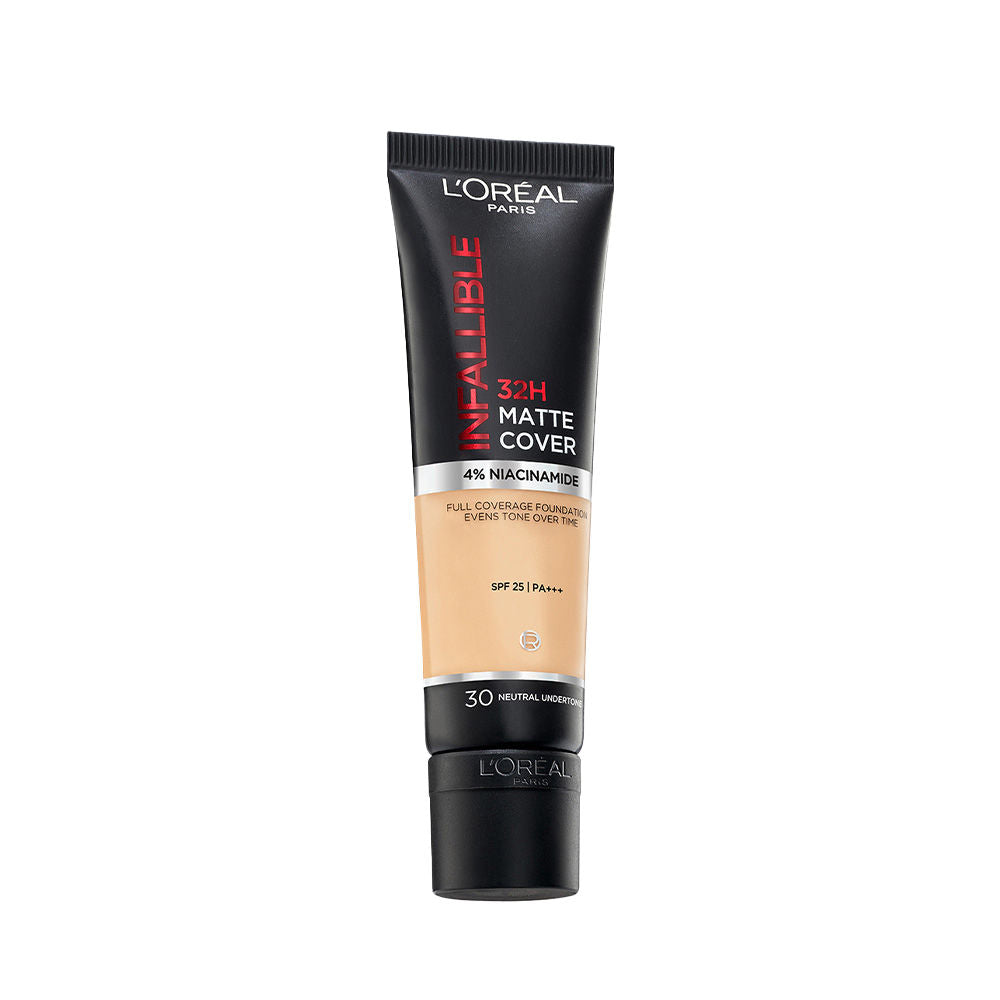 L'Oreal Paris Infallible 32H Matte Cover Liquid Foundation - 30 Neutral Undertone, 30ml Buy at Indicrest Image 10
