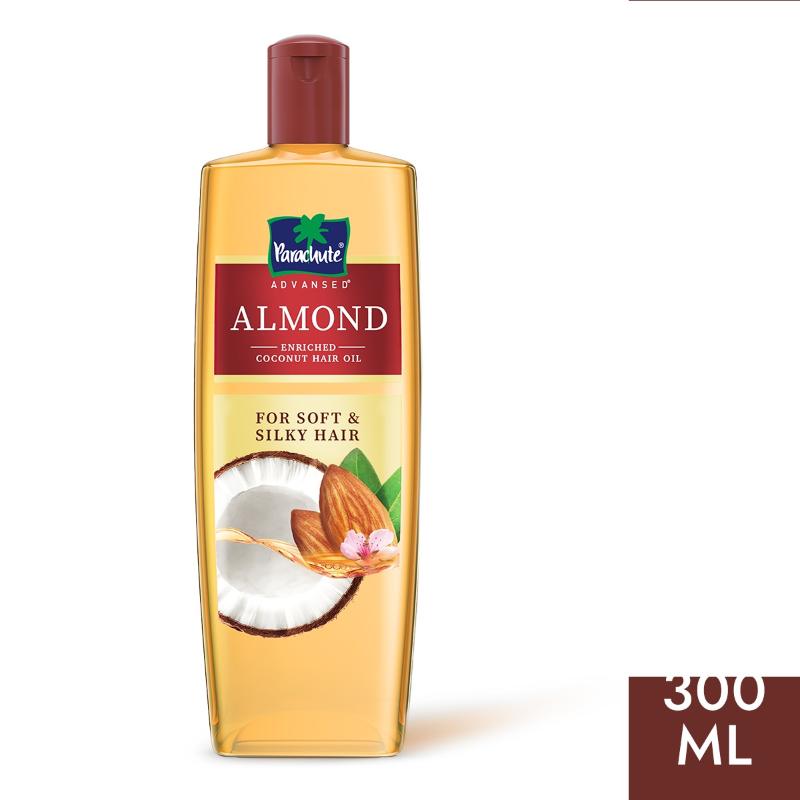 Parachute Advansed Almond Enriched Coconut Oil For Upto 2X Softer Hair With Vitamin E, 300ml Buy at Indicrest Image 8