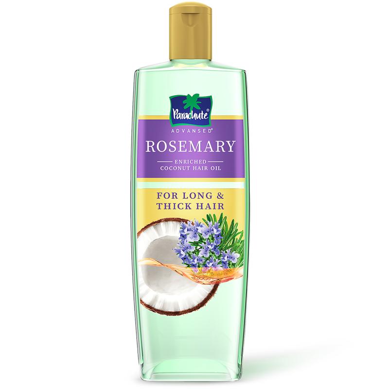 Parachute Advansed Rosemary Enriched Coconut Oil For Upto 2X Thicker Hair, 300ml Buy at Indicrest