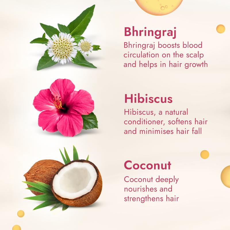 Parachute Advansed Bhringraj & Hibiscus Enriched Coconut Oil For Up To 10X Less Hair Fall, 300ml Buy at Indicrest Image 3
