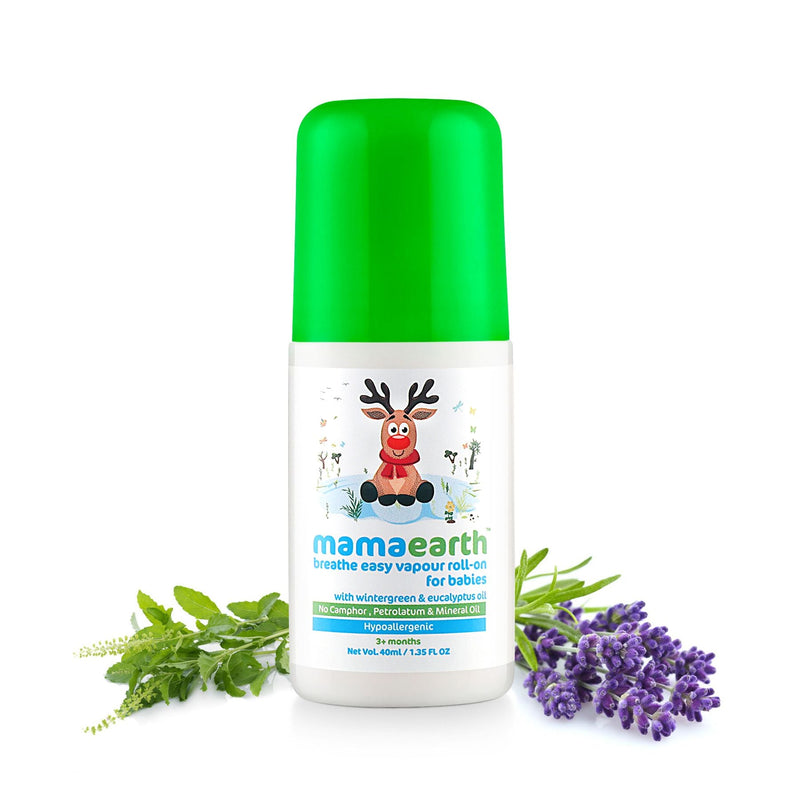 Mamaearth Breathe Easy Vapour Roll-on, 40ml - Buy from Indicrest